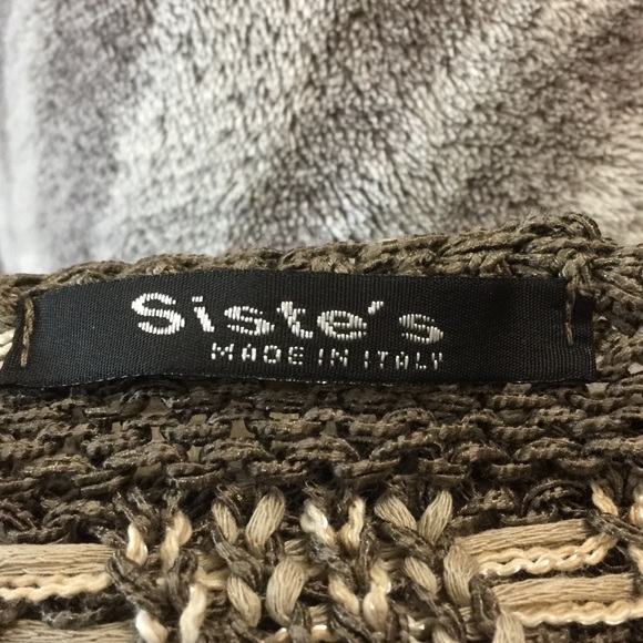 SISTE’S KNITTED ITALIAN CARDIGAN SIZE ML - Picture 6 of 9